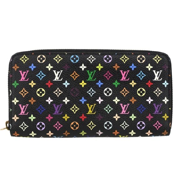 Louis Vuitton Black Multicolor Zippy Wallet M60243 CA1140 XX31636 - Picture 1 of 8